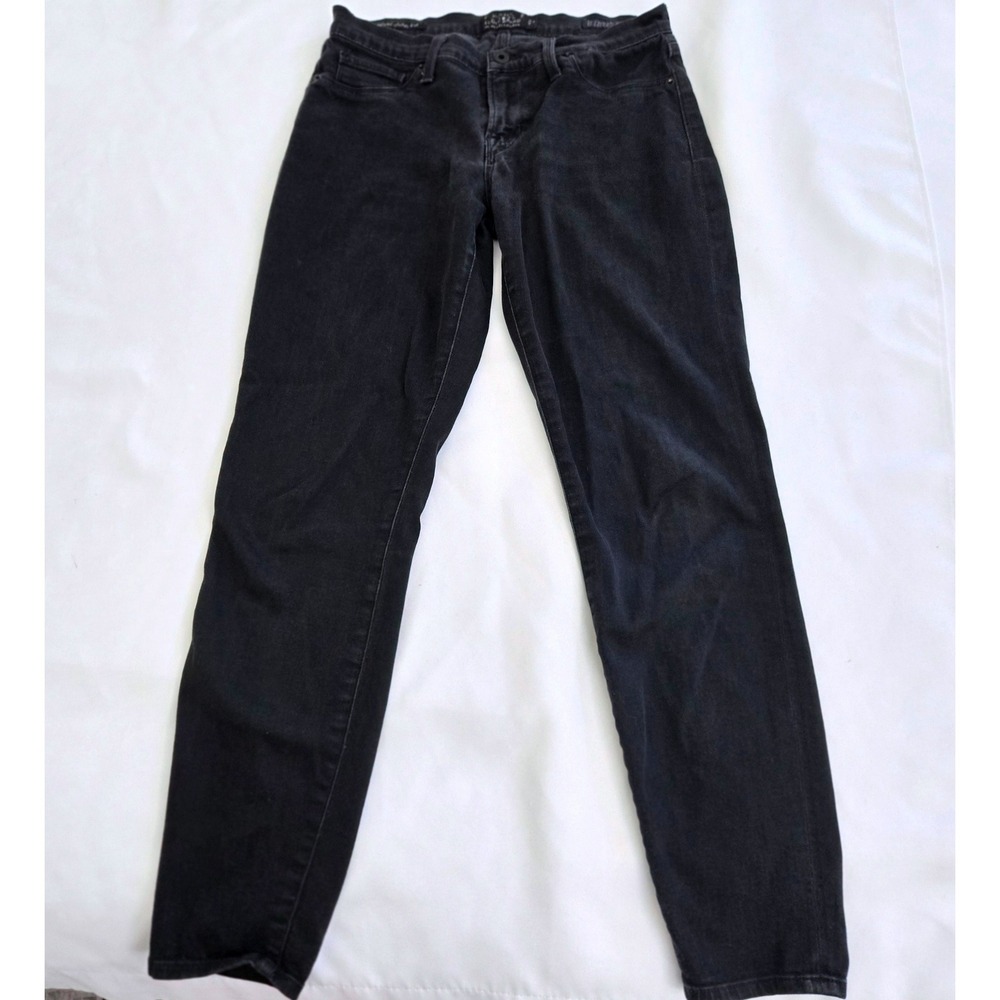 Lucky Brand Brooke Legging Jeans Black Wash Size‎ 6/28 Candiani Denim 27x28 Chic